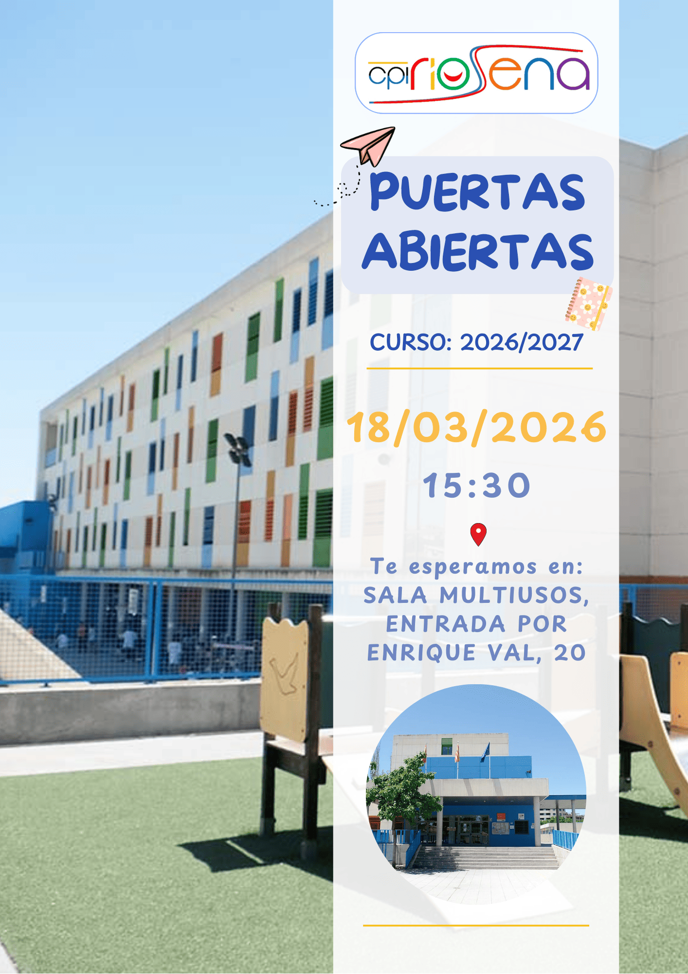 Jornada de puertas abiertas 26-27 Jornada de puertas abiertas 26-27